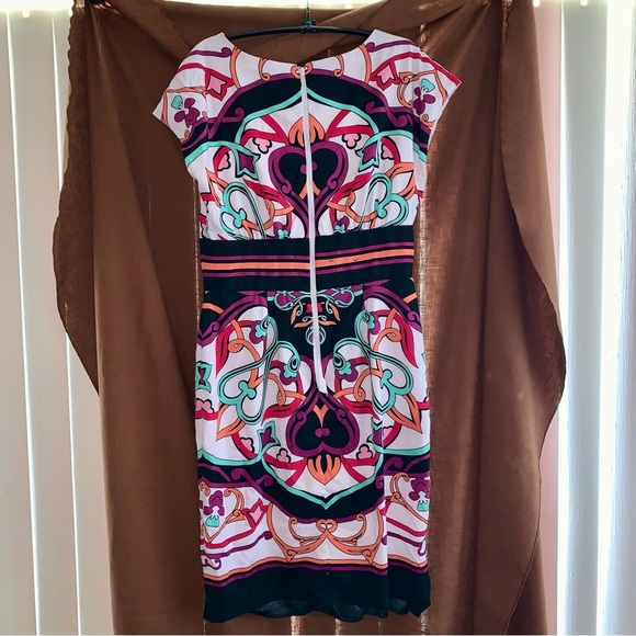 Vibrant Multicolor Dress size 10 - Picture 2 of 8